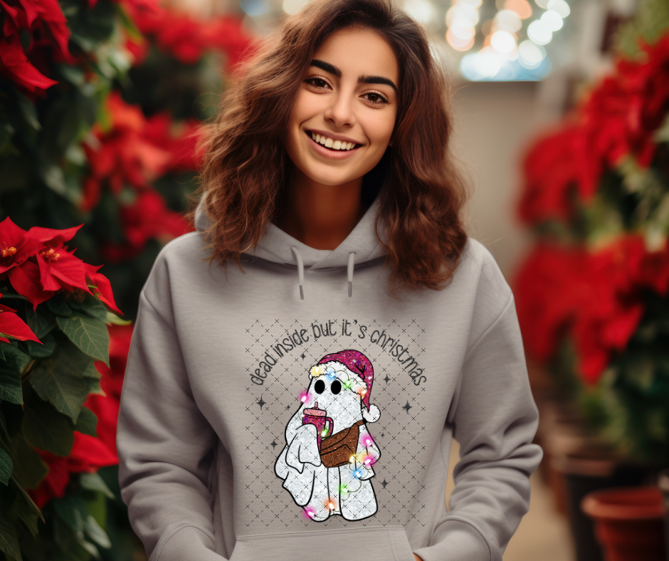 Dead Inside Christmas DTF Print