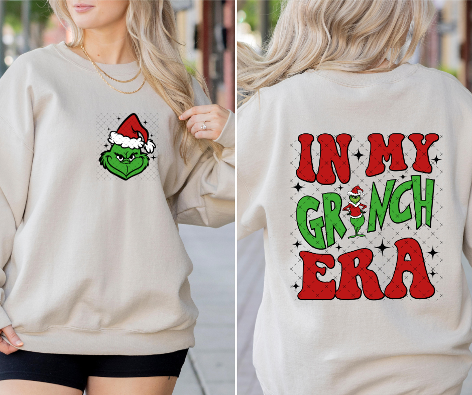 Christmas Era Back DTF Print