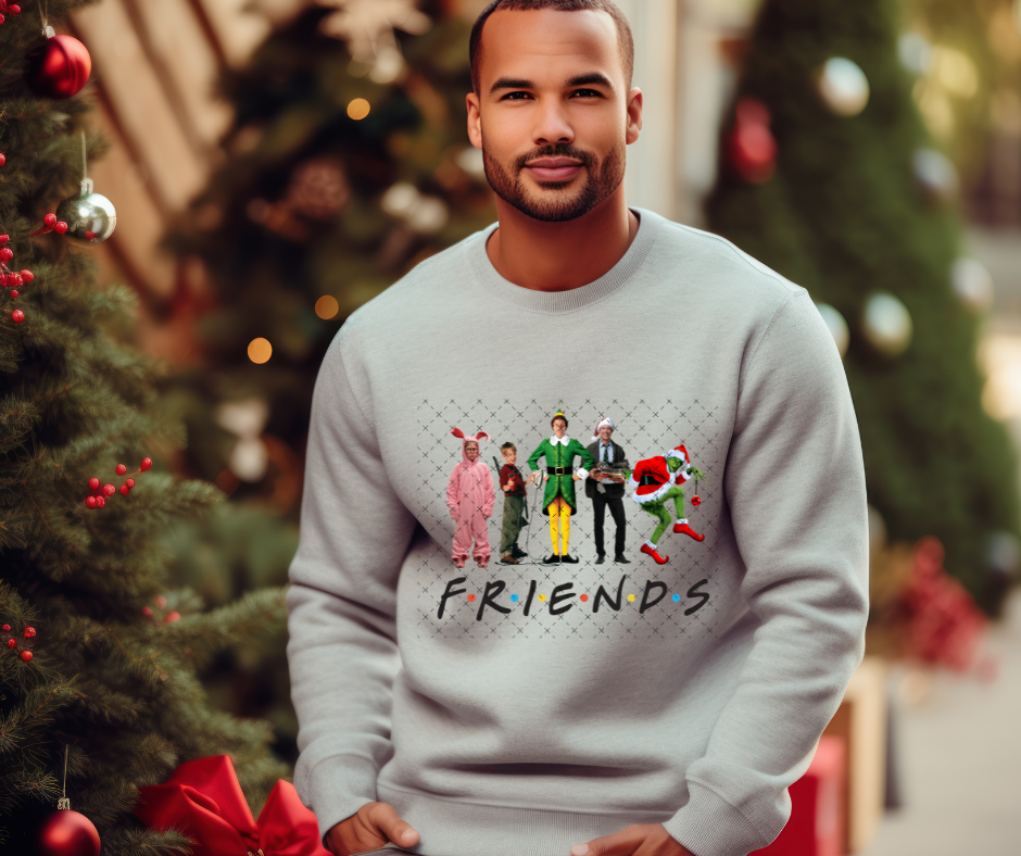 Christmas Friends 3 DTF Print