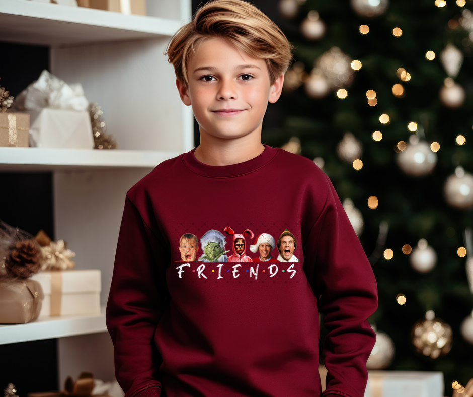 Christmas Friends 8 DTF Print