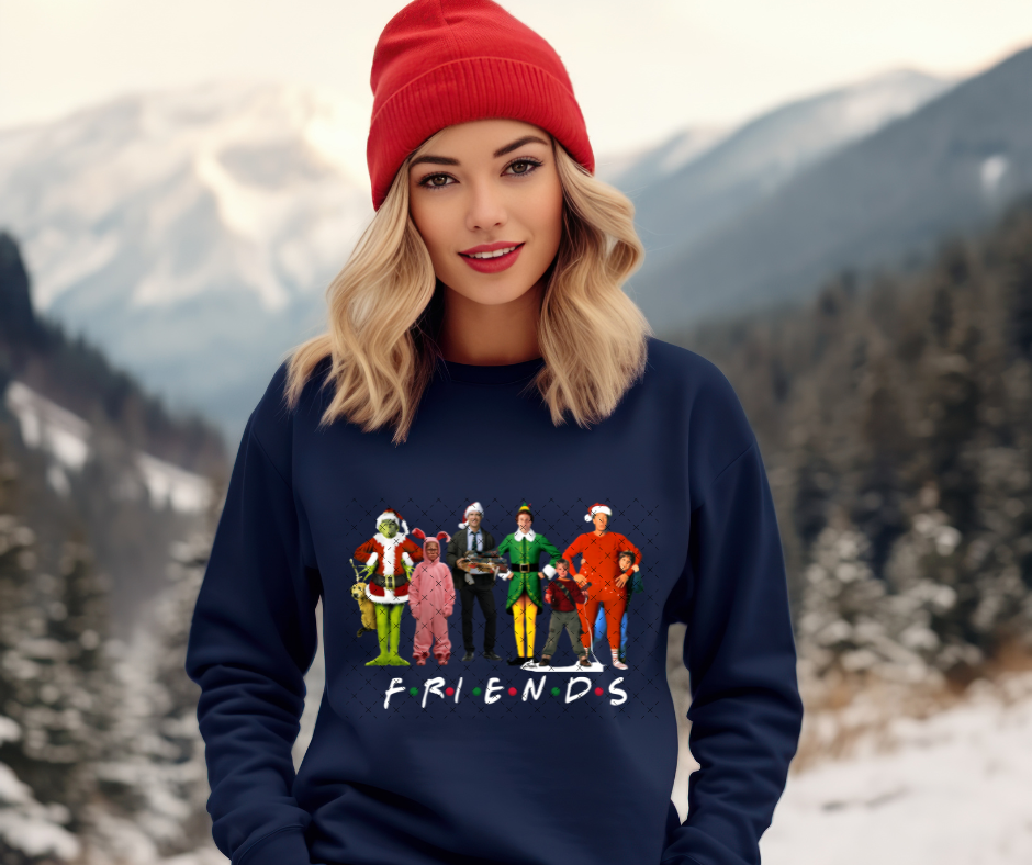 Christmas Friends 1 DTF Print