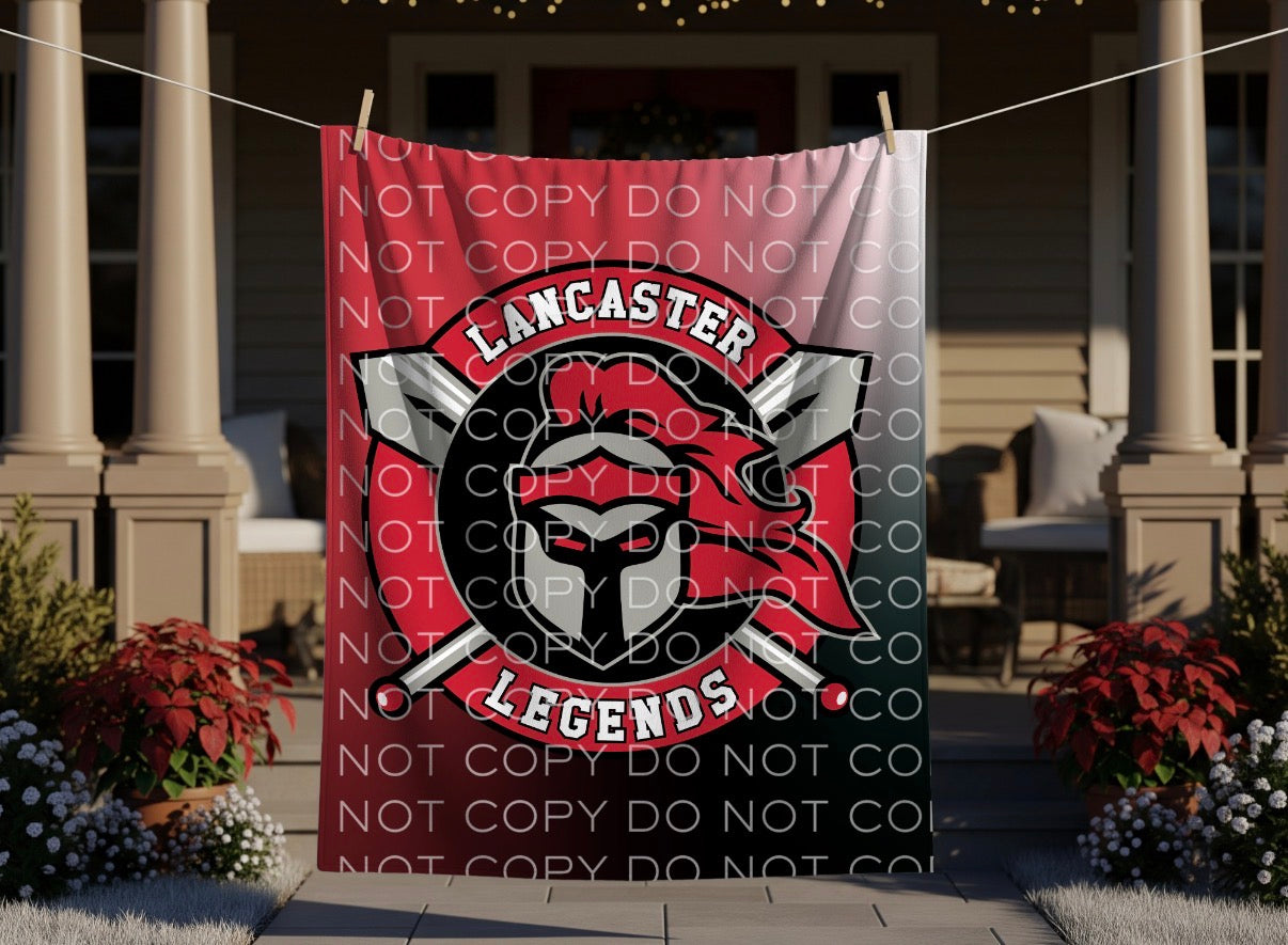 John A Sciole Lancaster Legends 50” x 60” Fleece Blanket Multiple Designs PREORDER