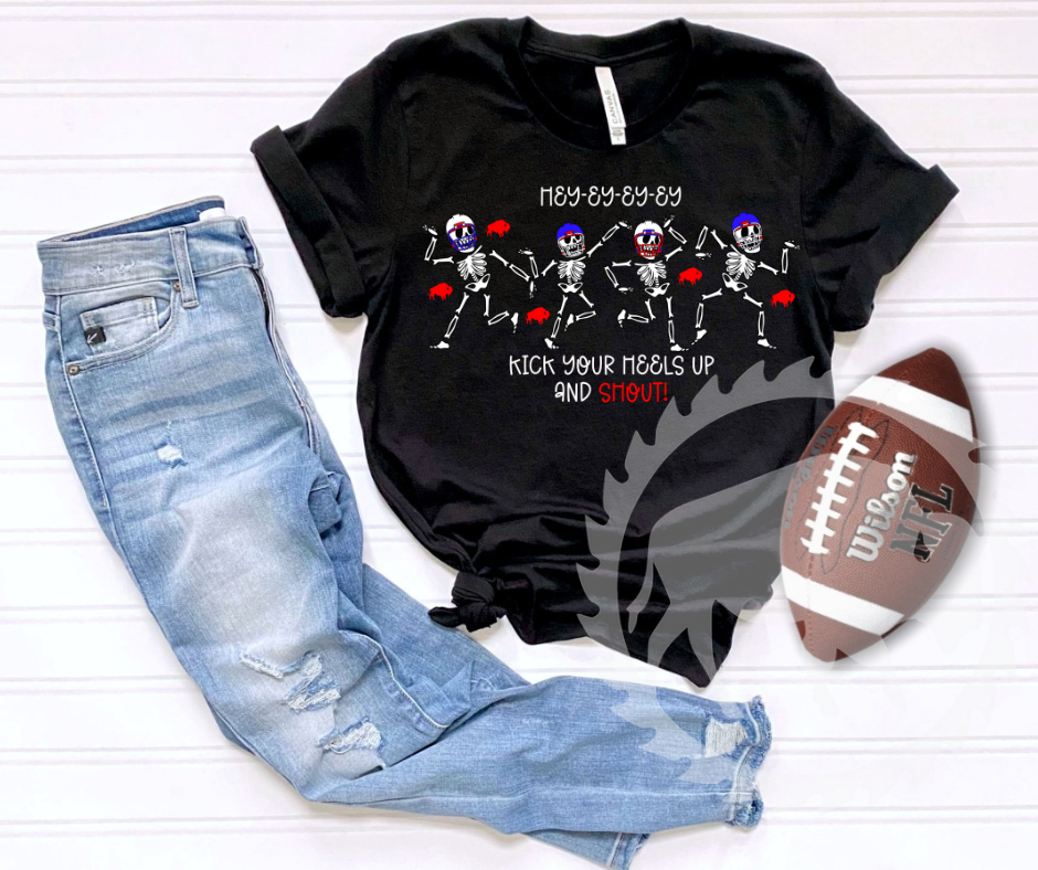 Dancing Skeltons Buffalo DTF Transfer