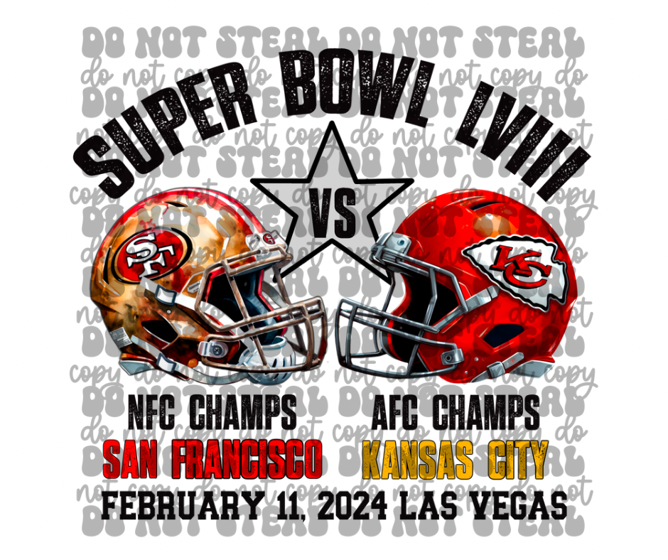 Big Game 2023 DTF Print 1