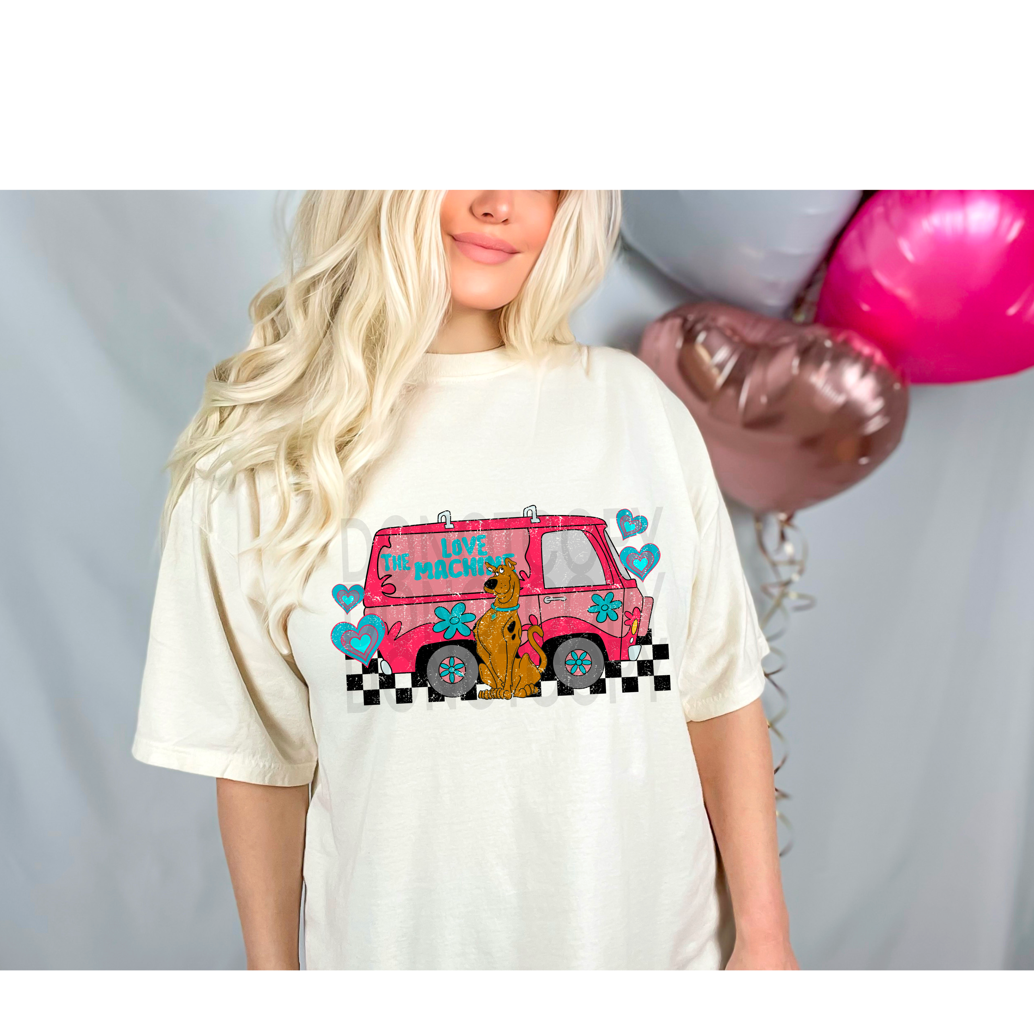 Love Van Valentines DTF Print