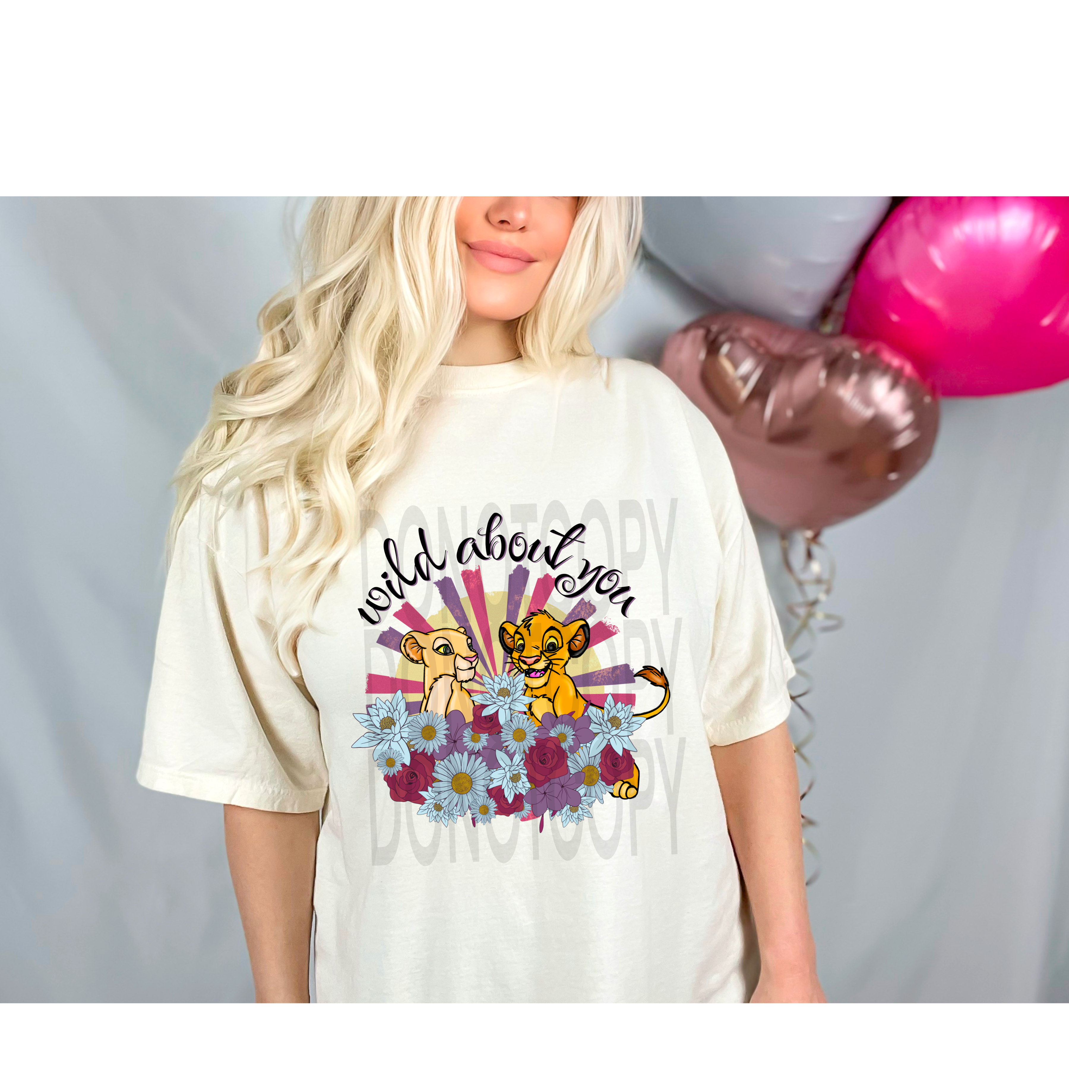 Wild About you Valentines DTF Print