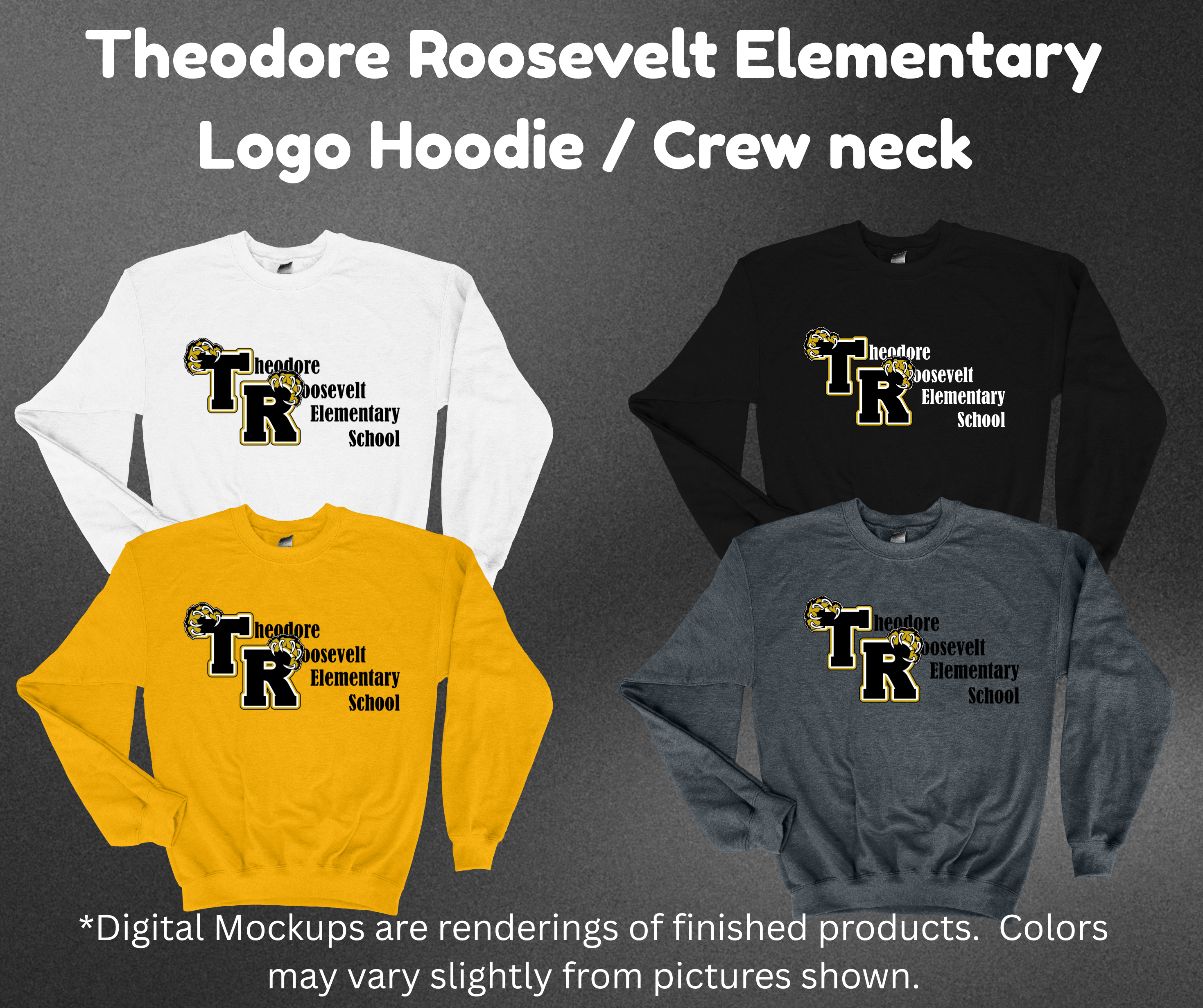 Theodore Roosevelt Elementary Logo Crewneck & Hoodie