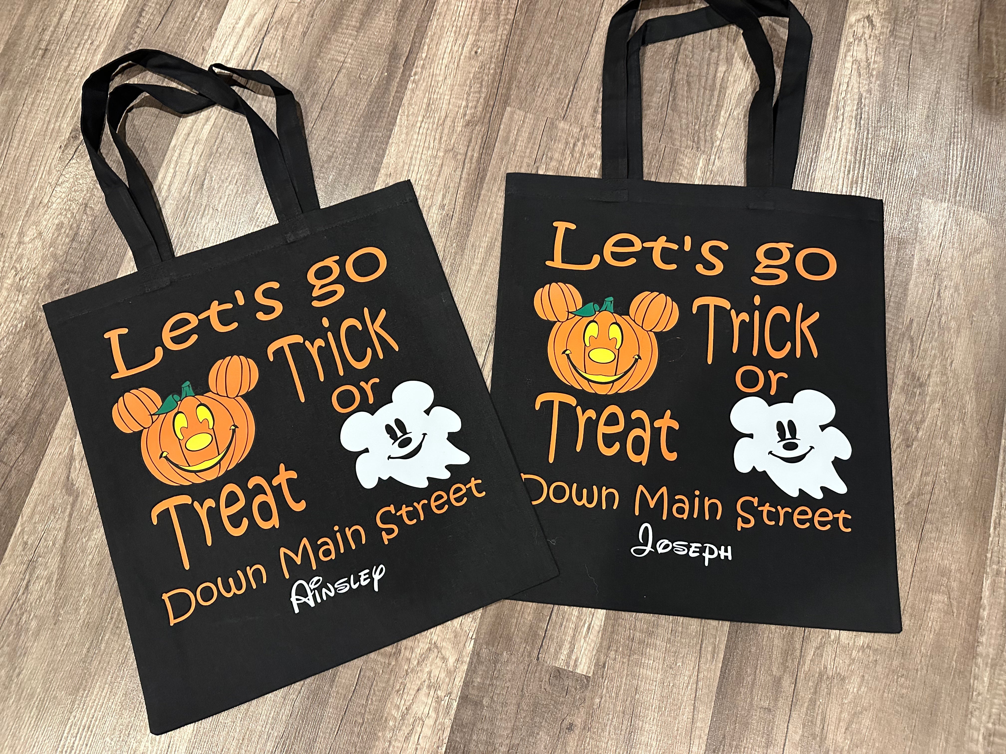Main Street Trick or Treat Bag Style 1