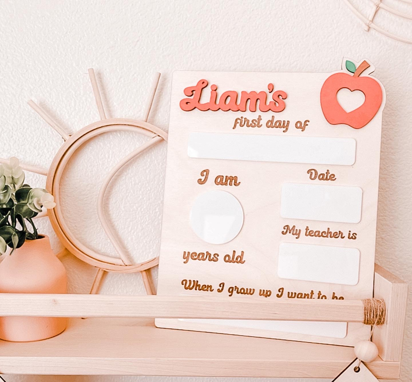 First Day of School Sign Dry/Erase