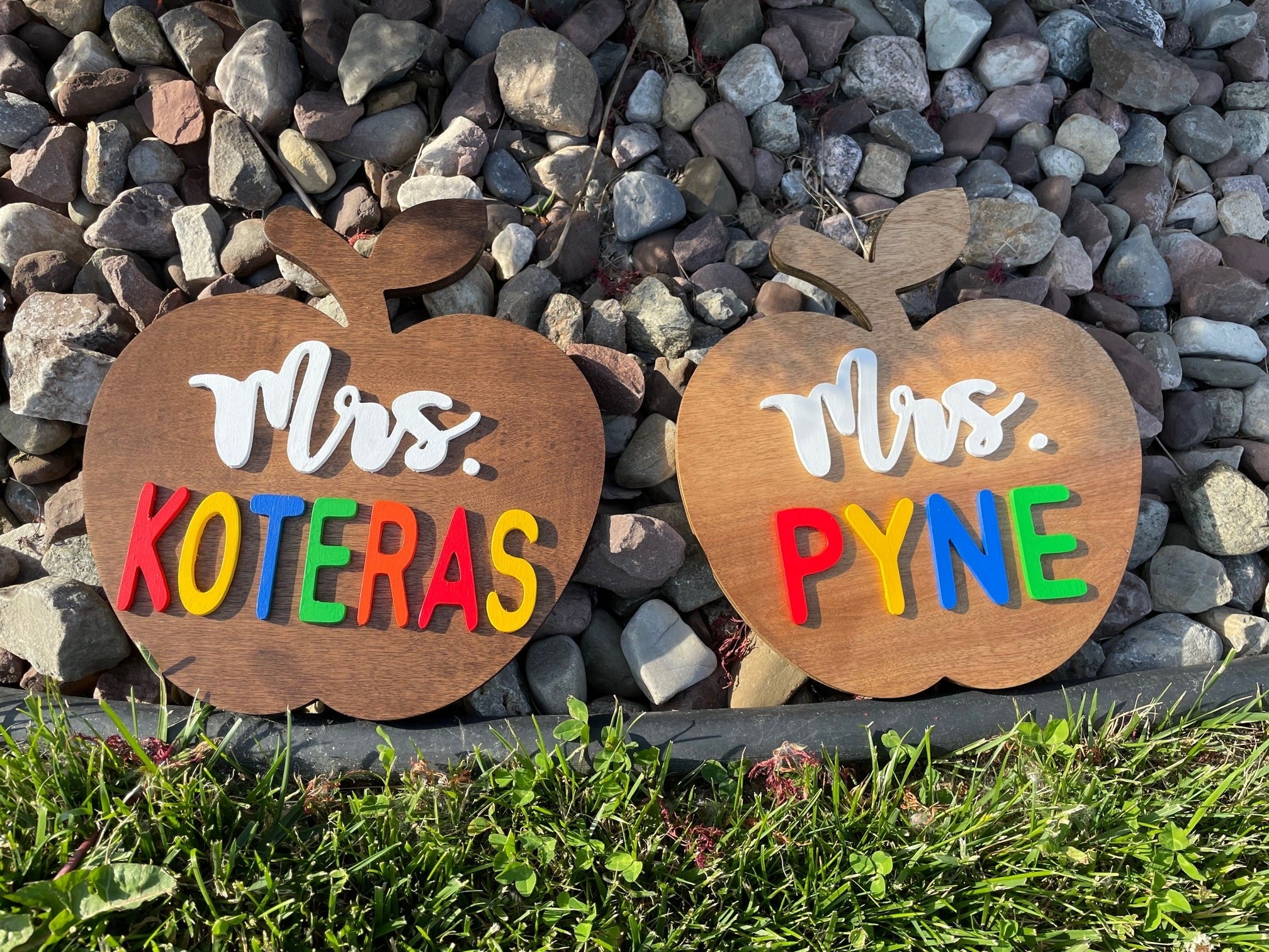 Teacher Name Apple Gift