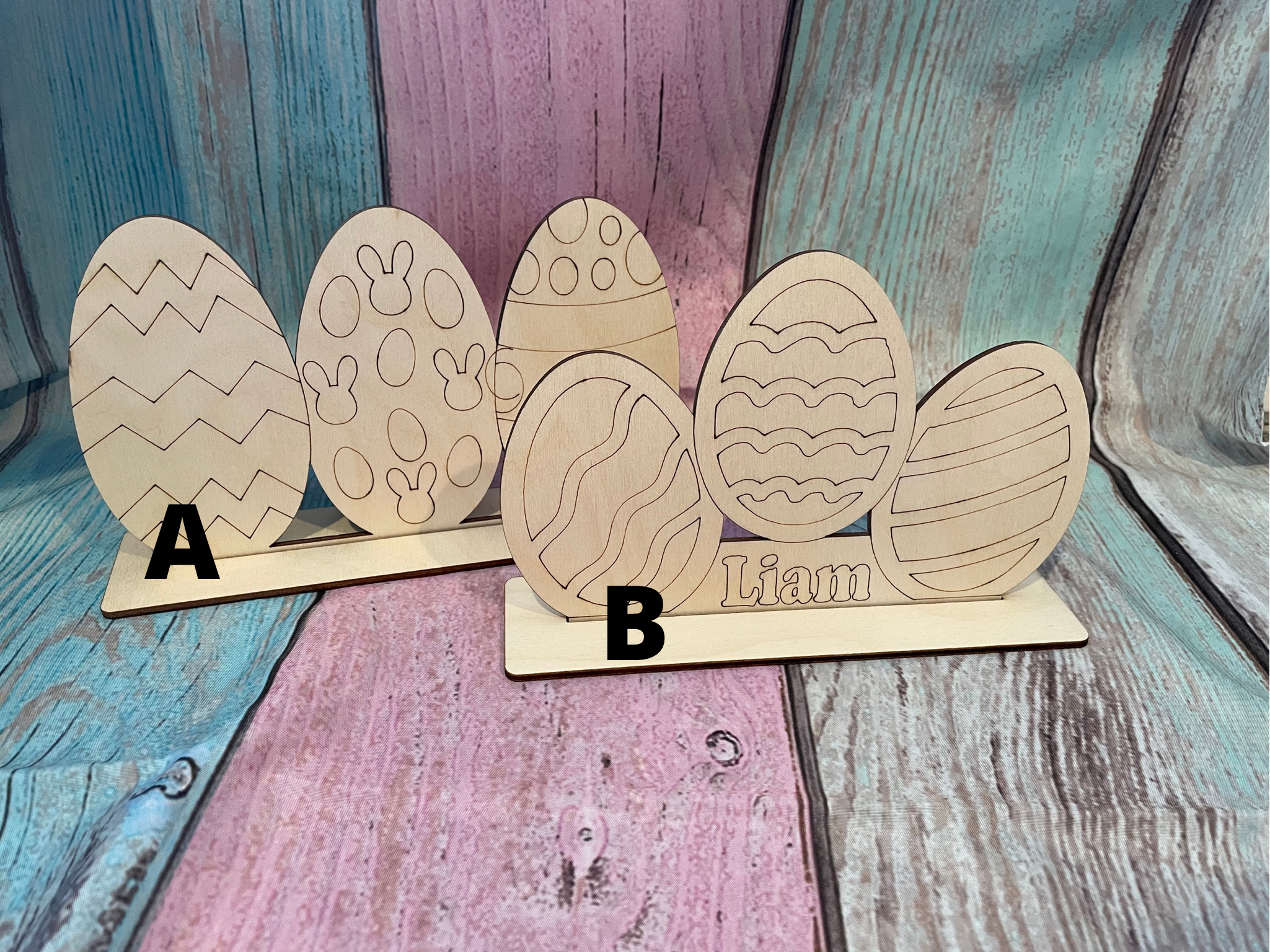 Easter egg coloring DIY