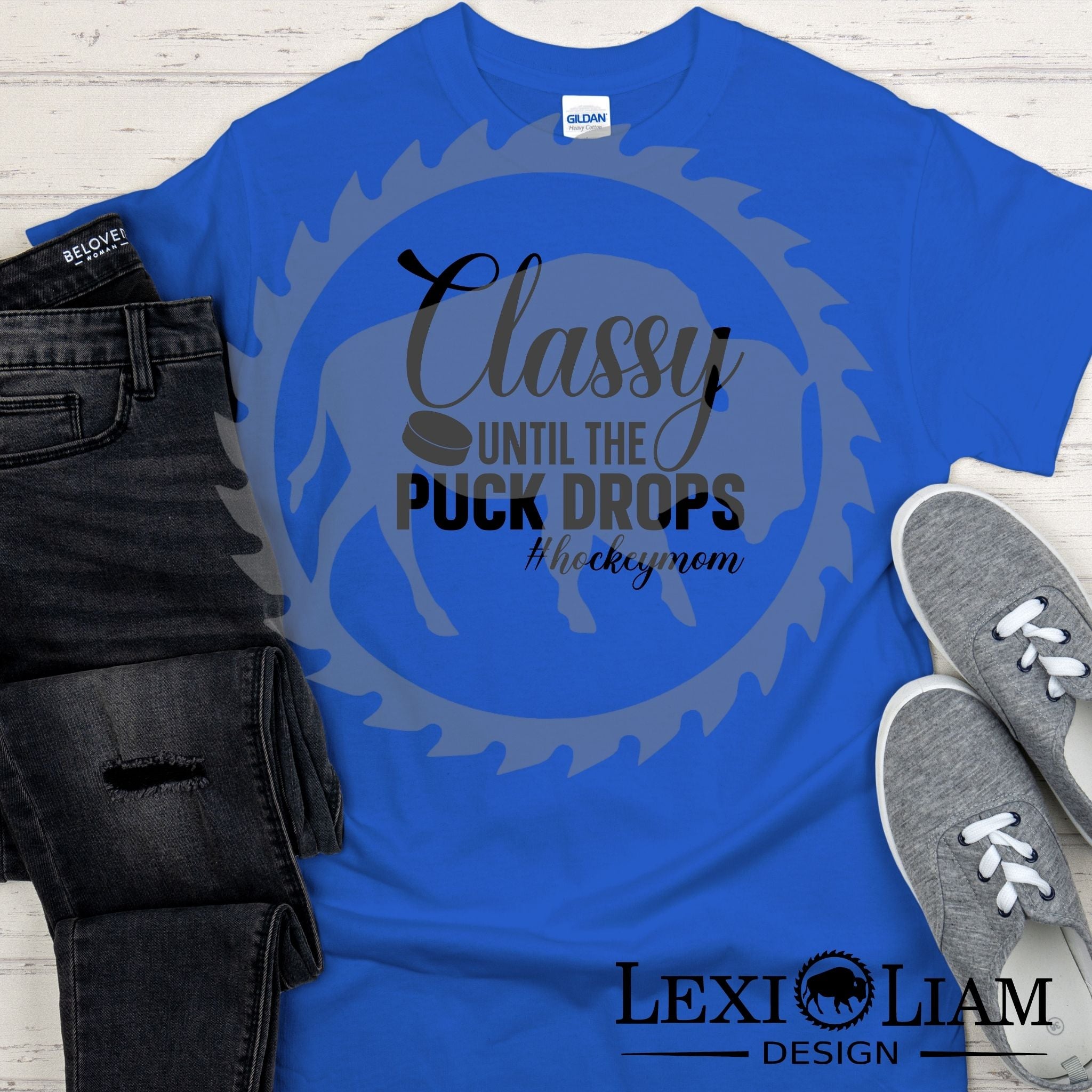 Classy until the puck drops DTF Print