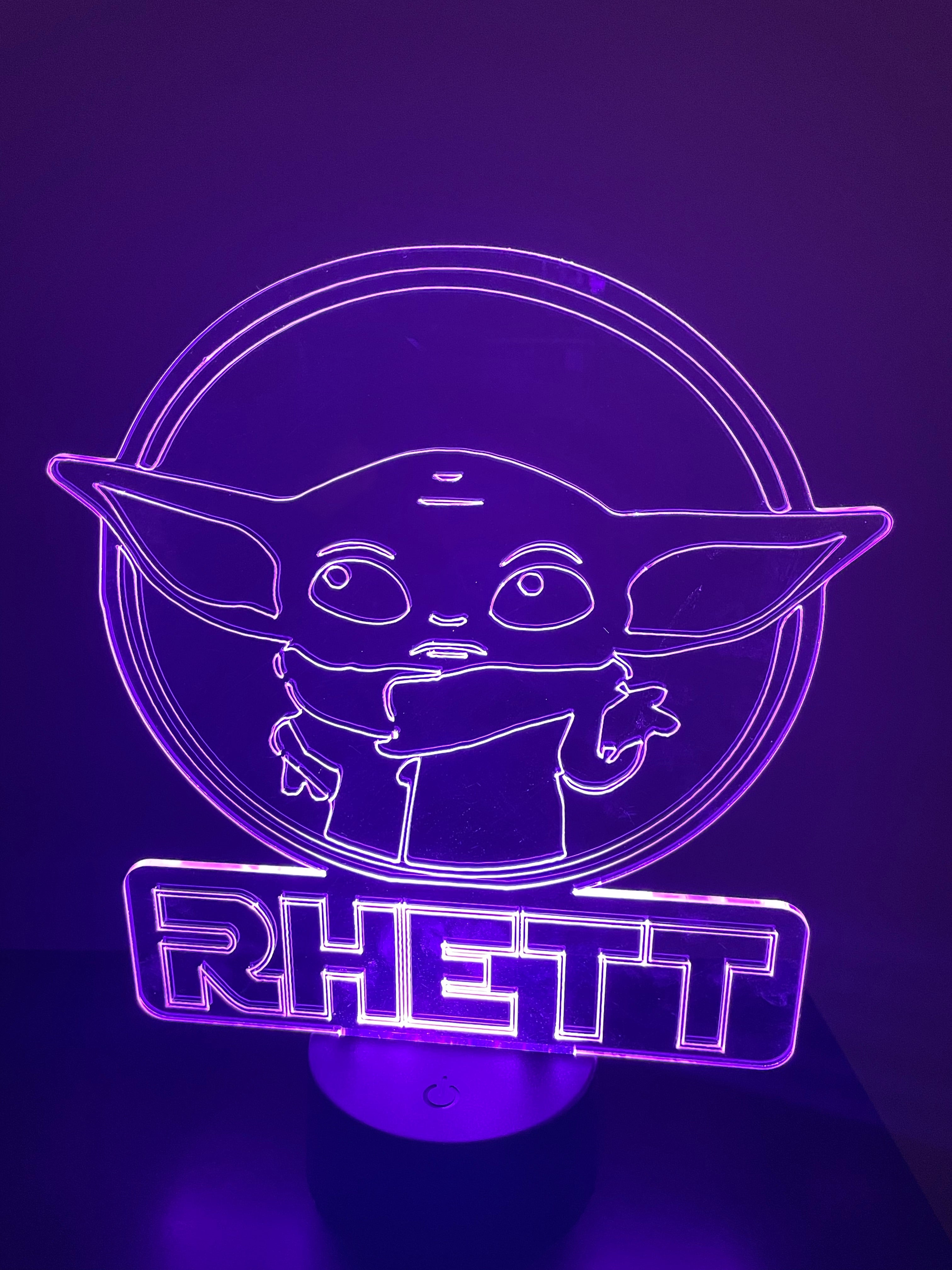 Kids personalized night light
