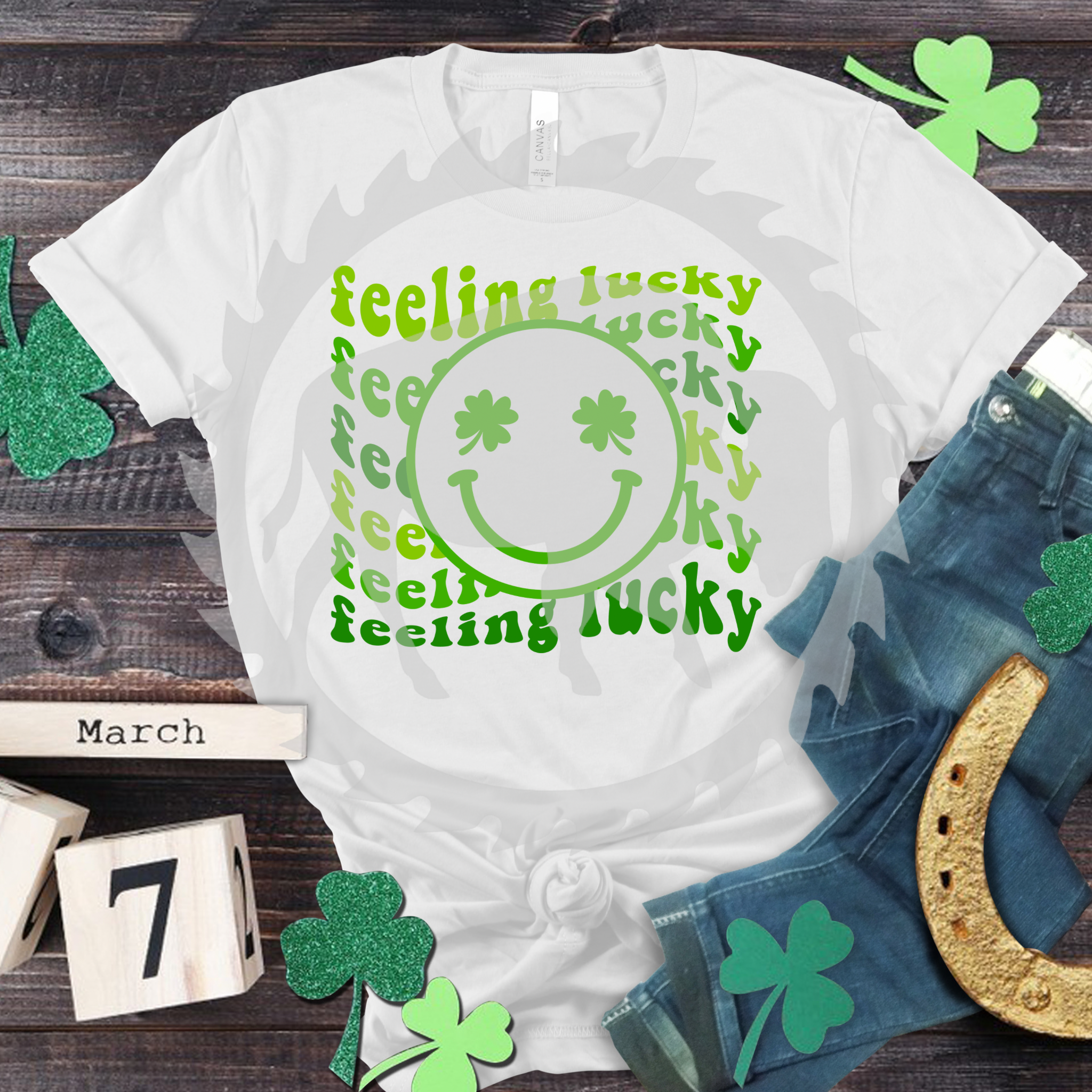 Feeling Lucky St. Patrick’s Day DTF Print