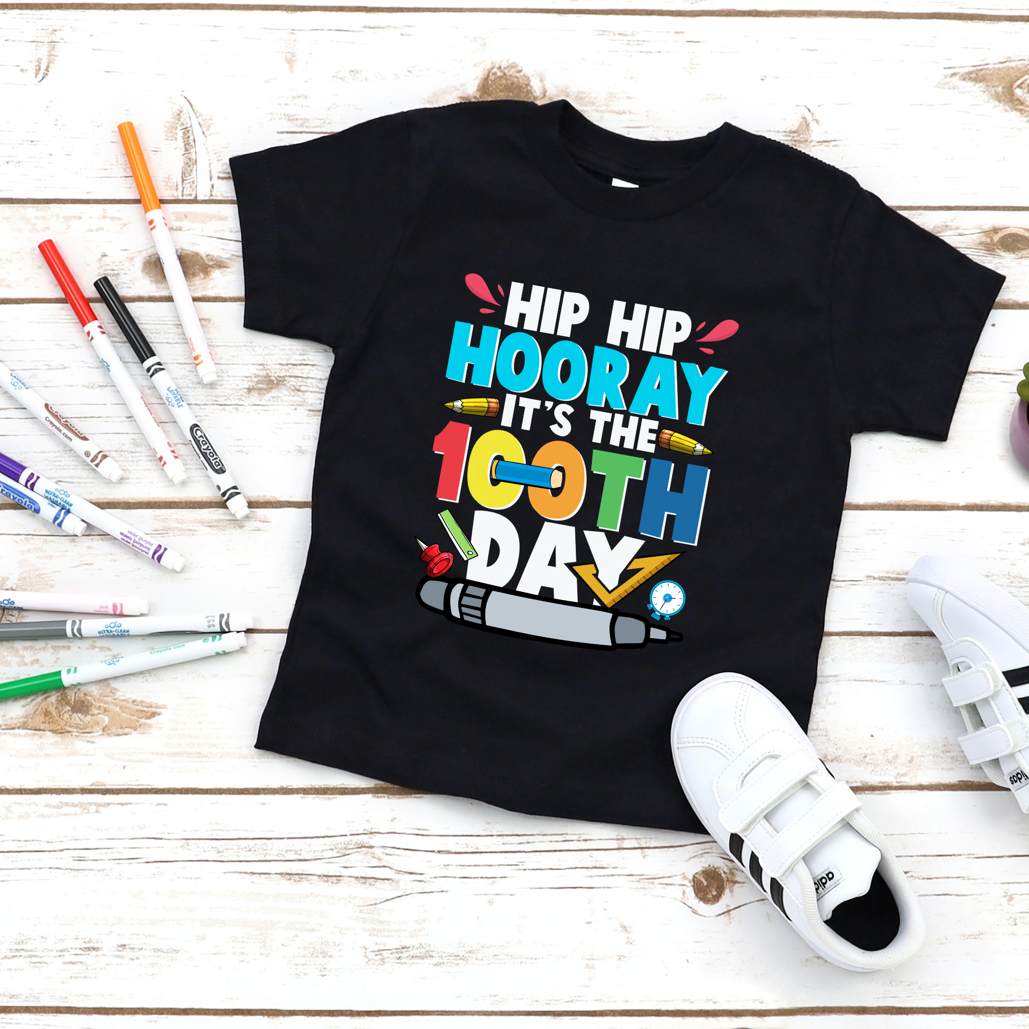 Hip Hip Hooray for 100 Days DTF Print