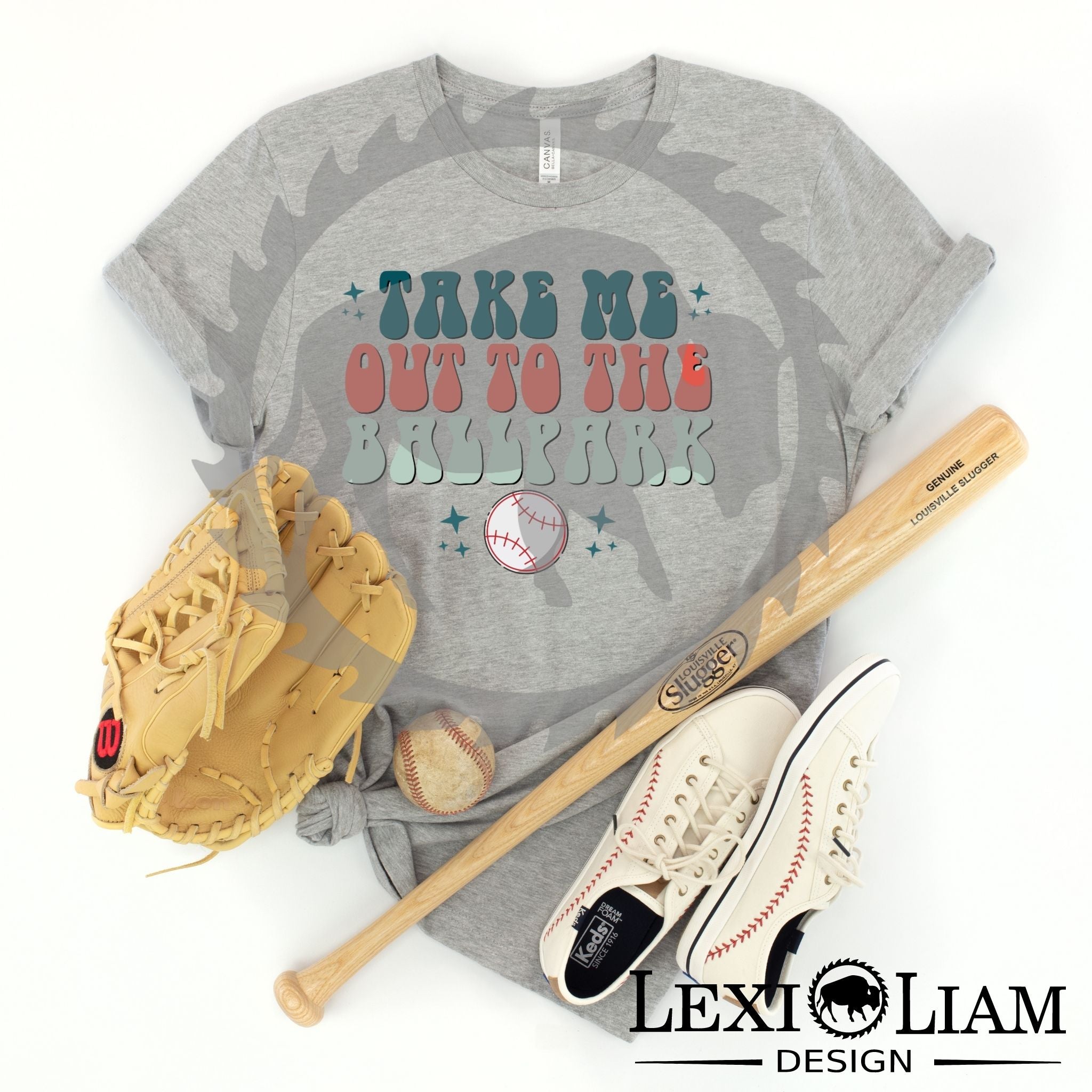 Take me out to the ballpark DTF Print
