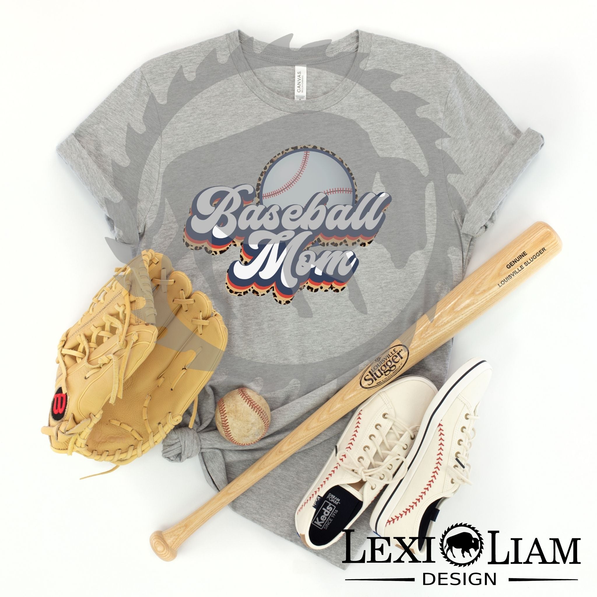 Baseball Mom DTF Print