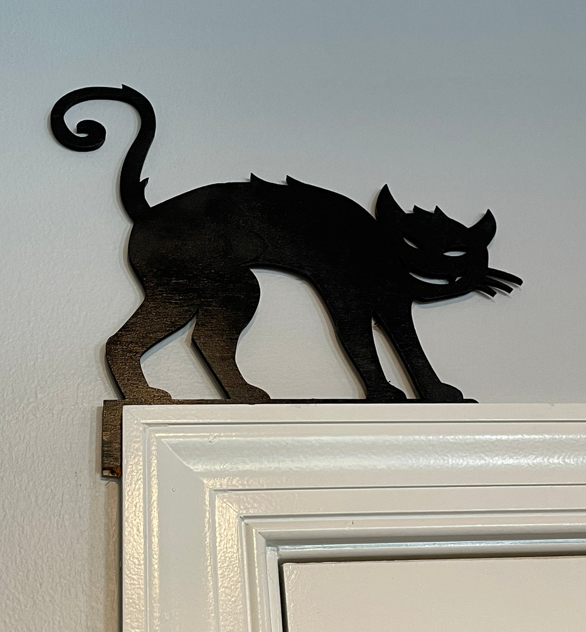 Halloween door corner decoration