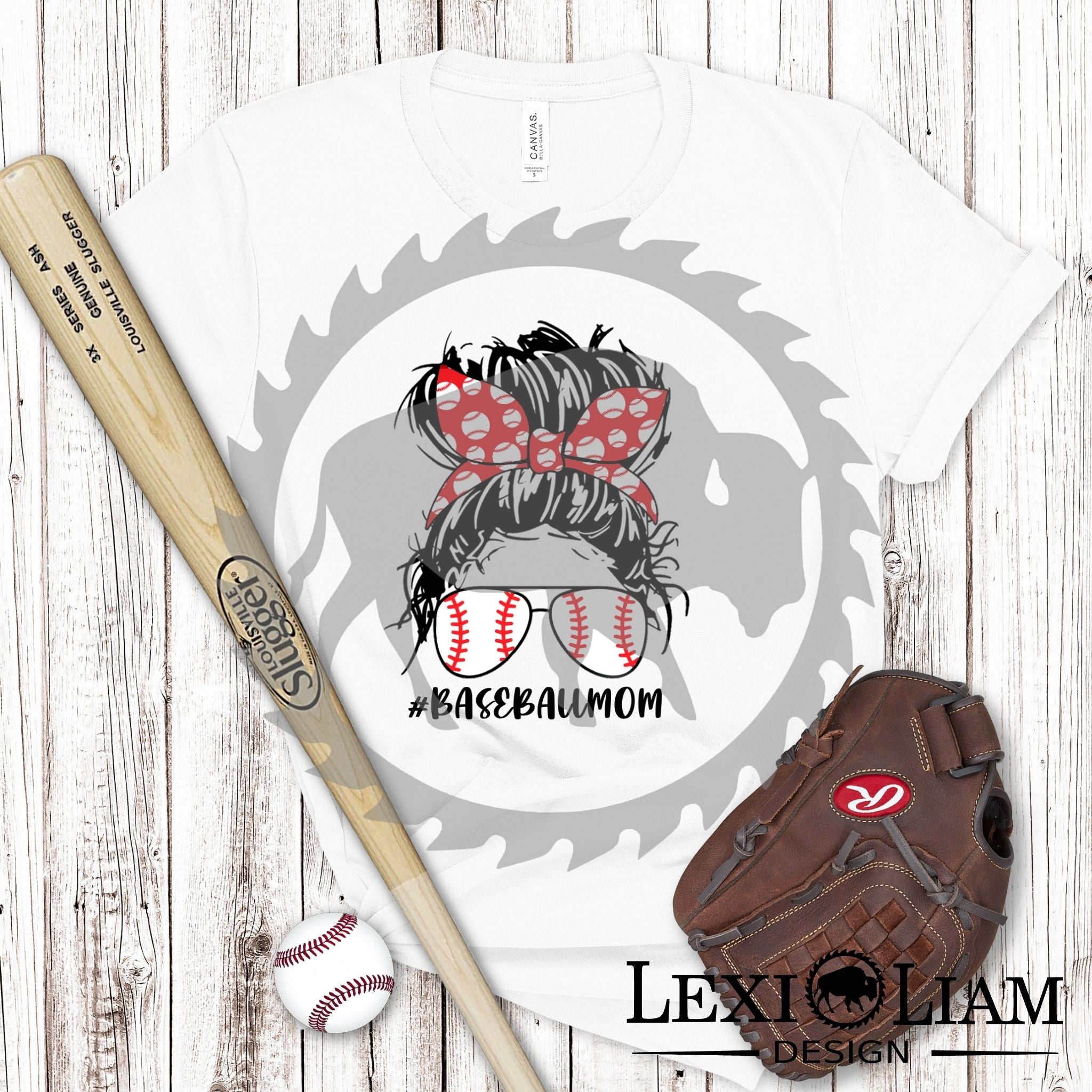 #Baseball Mom DTF Print