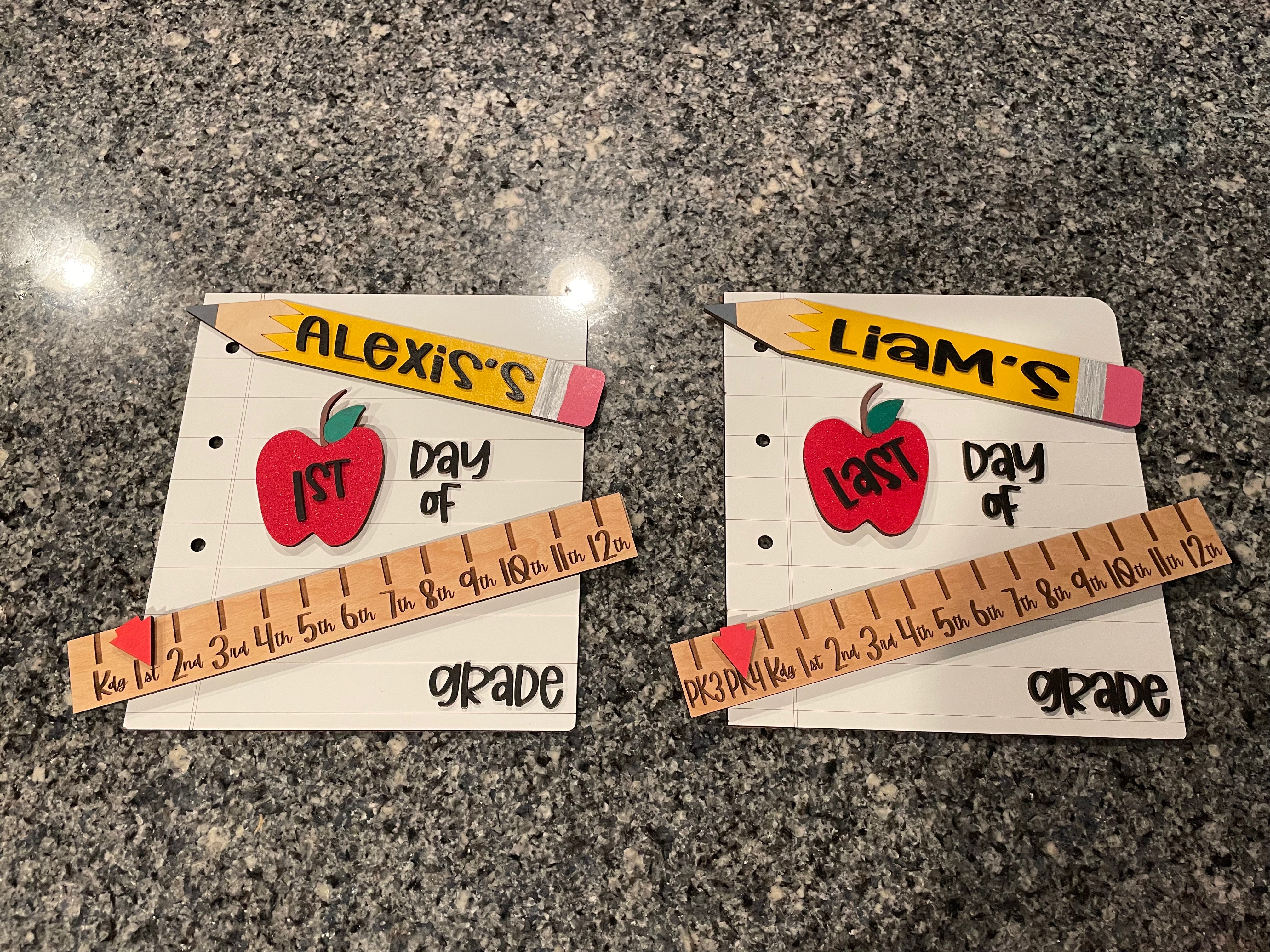 First / Last Day of School Sign